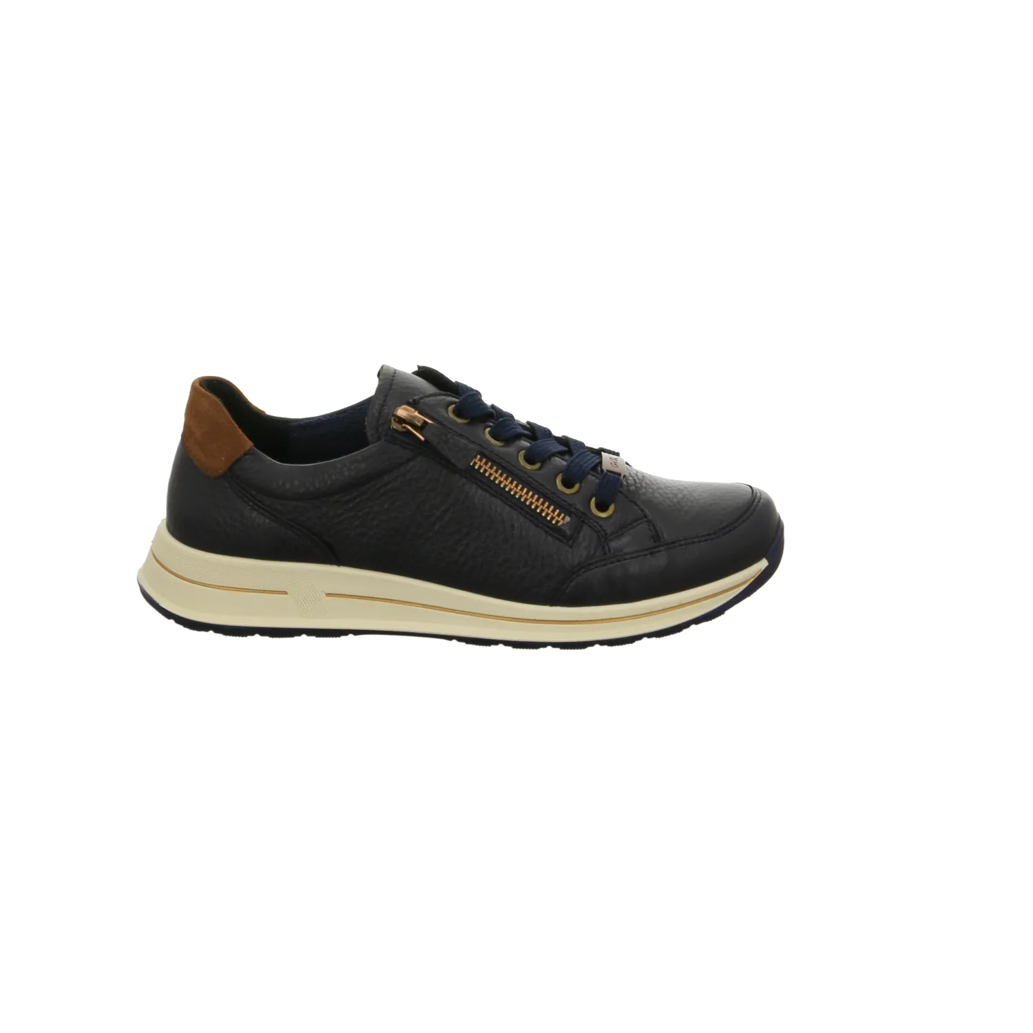 Ara Schnürschuh bis 25 mm blau / dunkel-blau