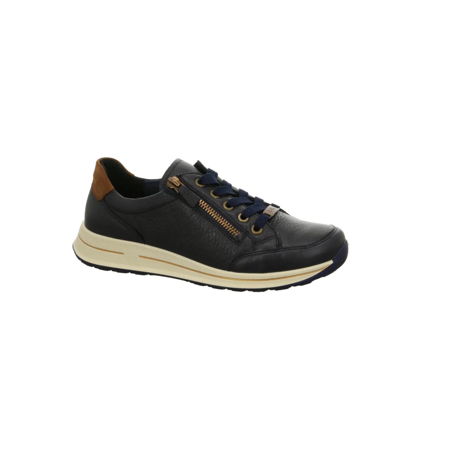 Ara Schnürschuh bis 25 mm blau / dunkel-blau