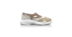 Chunky Sole Brogue Schuhe 6993