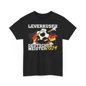 Fuball Verein Leverkusen Deutscher Meister 2024 Tanzender Fuball Fan Heimat Westfalen T-Shirt