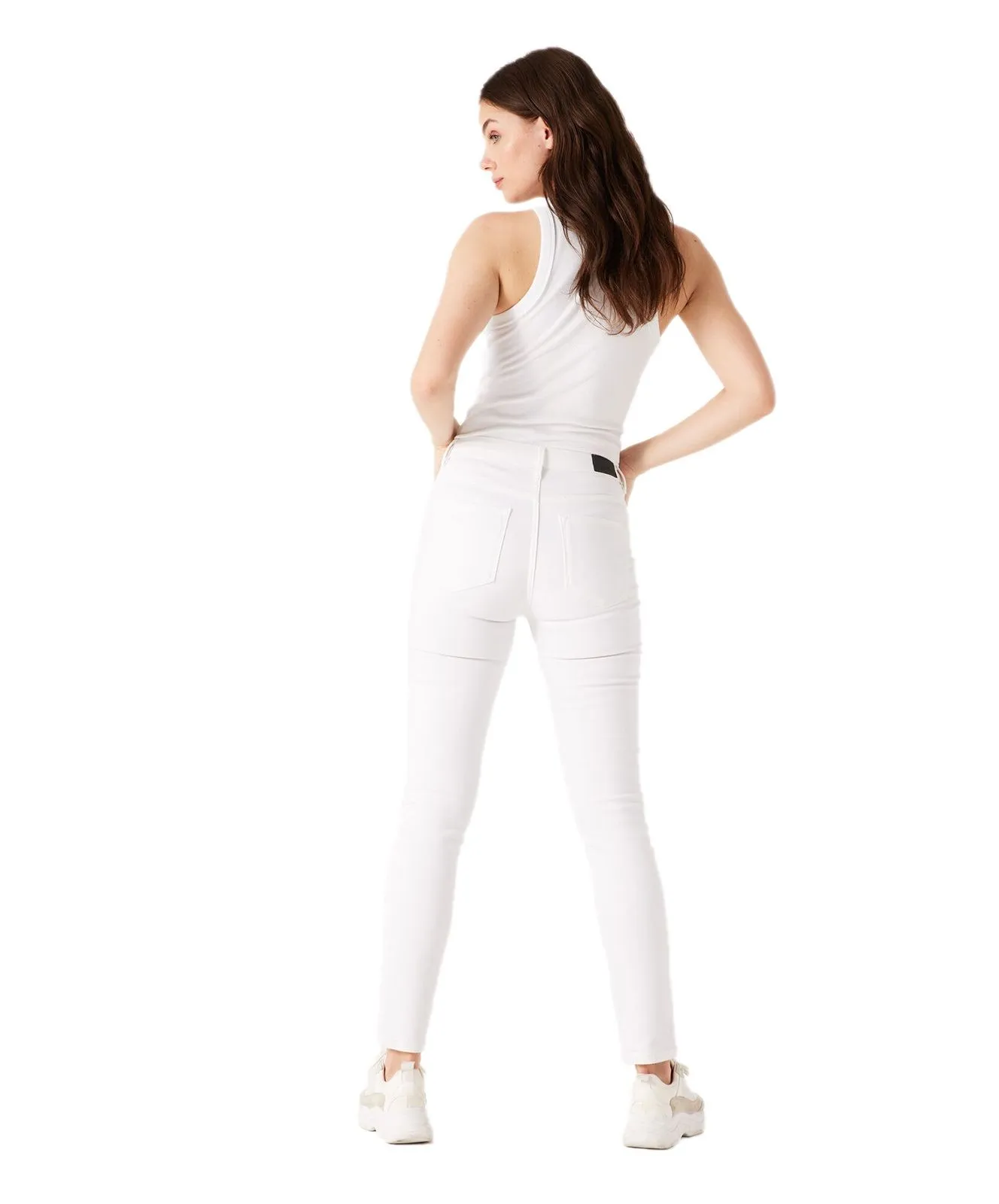 Garcia Celia Jeans Super-Slim Fit aus weißen Stretch-Denim