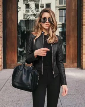 Heidi-Mode | Winter Lederjacke Im Modernen Stil Für Damen Perfekt Für Den Winter