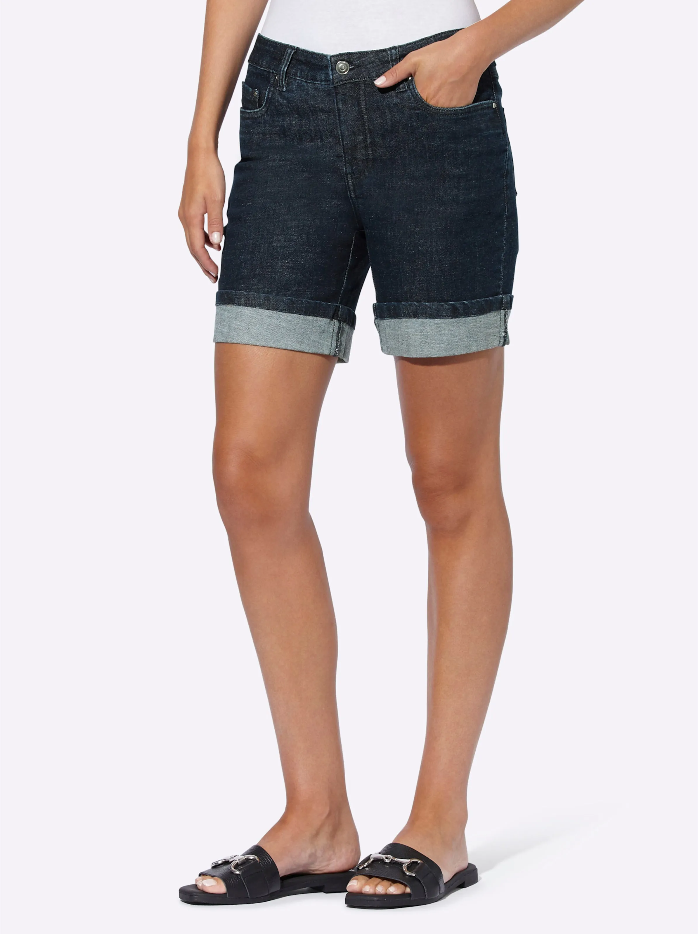 heine Jeansshort in dark blue