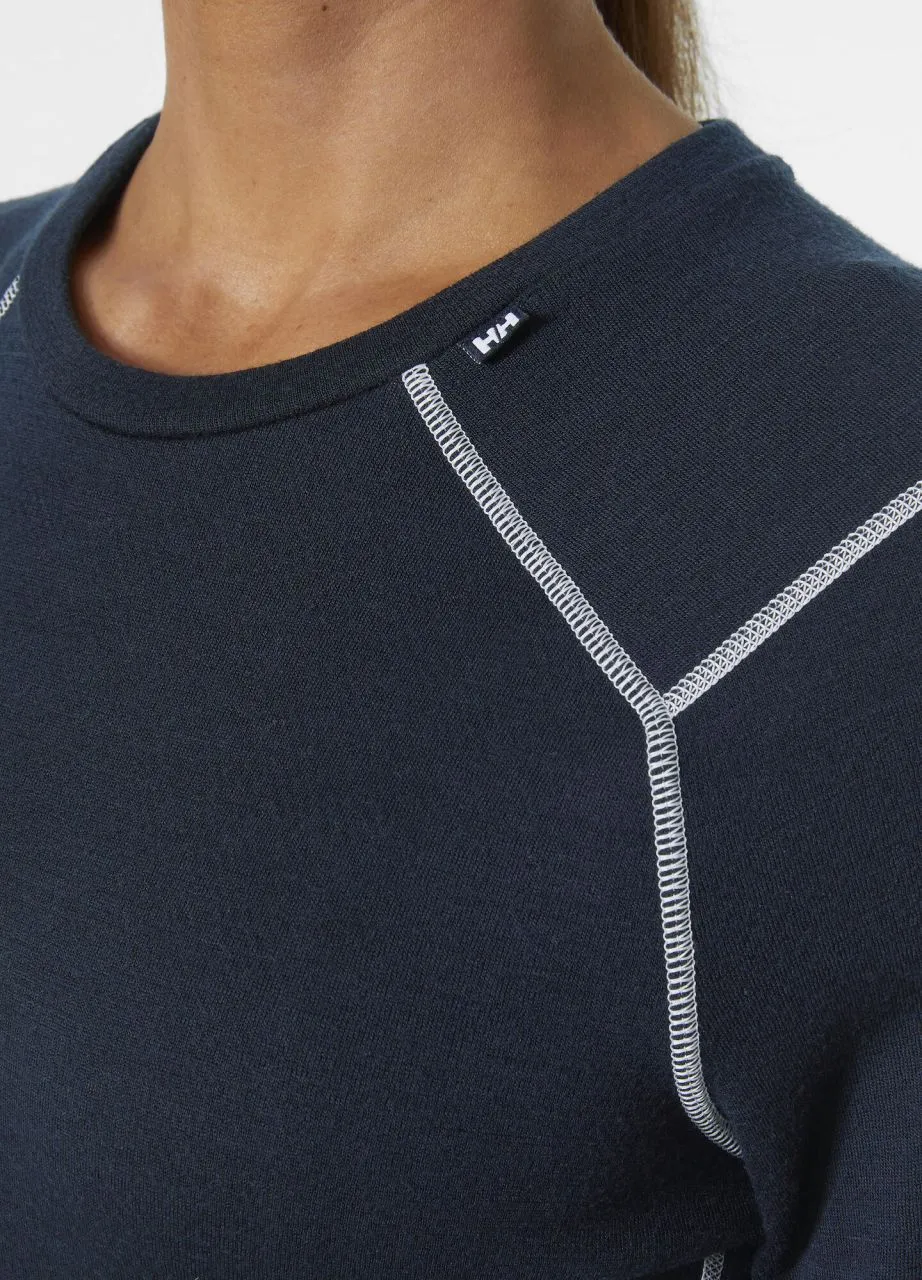 Helly Hansen W Lifa Merino Midweight Crew - Damen Skiunterwäsche