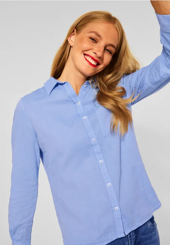 Street One Bluse mit Brusttasche 